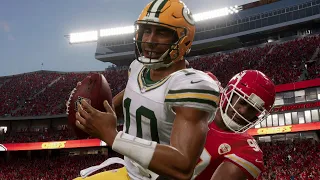 Green Bay Packers vs Kansas City Chiefs Week 9 NFL 1/7/2021 Full Game Highlights (Madden 22)