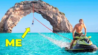 We Made A JETSKI POWERED Ropeswing!