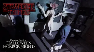 Stranger Things Maze - Universal Studios - Halloween Horror Nights - Walk Through 2018 360° POV