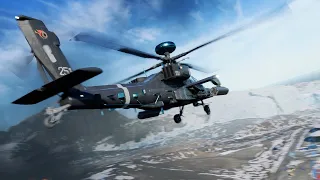 BF 2042 A-64GX Apache Warchief Helicopter Gameplay (No Commentary)