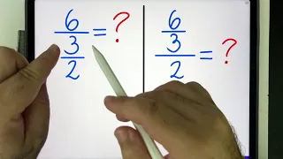 🤯 MATEMÁTICA BÁSICA DESBUGADA - 6/3/2 = ??? Divisão de fração e o traço de fração principal