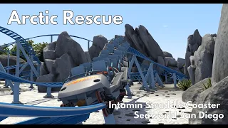 Arctic Rescue | SeaWorld San Diego 2023 Coaster | Intamin Straddle Coaster