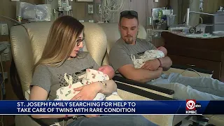 Family desperate for help after newborn twins with rare condition are denied life-altering treatment