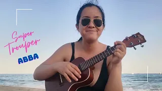 "Super Trouper" (ABBA) Ukulele Cover