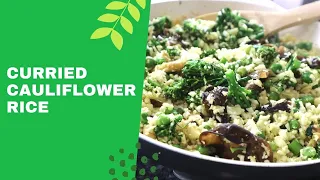 Cauliflower Rice - You Won't Believe It's Not Rice! Quick Vegan No Oil Fried Rice Recipe Ever!