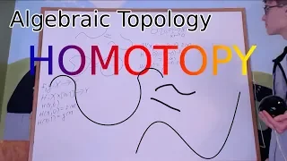 Algebraic Topology 1.1 : Homotopy (Animation Included)