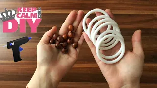 Plastik Halkalar ile Yaptım, Çok Şık Oldu 🤩 #diy