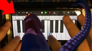 EVIL KRAKEN THEME... but it's played on a iPhone PIANO!