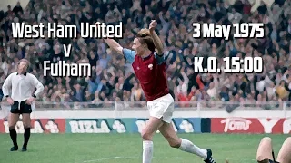 LIVE: 1975 FA Cup Final – West Ham United v Fulham