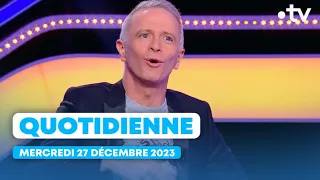 SPECIALE NOËL JUNIORS - Emission Quotidienne du Mercredi 27 Décembre 2023-Questions pour un Champion