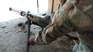 Proper procedures operating M2 .50 Caliber Machine Gun