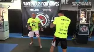 Georges St. Pierre & Nieky Holzken open workouts before GLORY 23