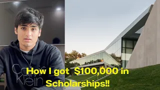 How I got $100,000 in Scholarships | How to get a full-ride scholarship | CWRU