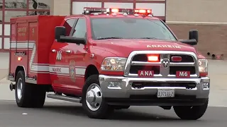 Anaheim Fire & Rescue Medic 6 Responding