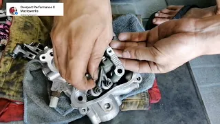 Paano mag kabit ng rocker arm at camshaft  Aerox 155/ replace block/ refresh engine at