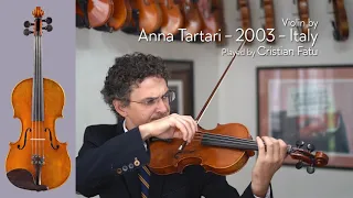 Anna Tartari 2003 violin / Cristian Fatu / at the Metzler Violin Shop