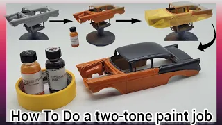 How To: Do a two-tone paint job on a scale model car body