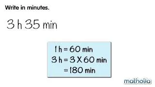 Converting Units of Time (Hours to Minutes)