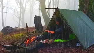 Survival Camp: Overcoming fog and rain deep in the forest