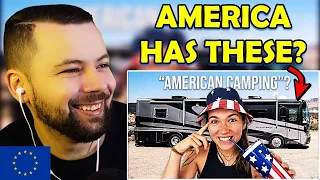 European Tries American RV Life for the First Time - Reaction