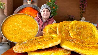 Best Eastern Flour Halva and Wood Oven Bread. Grandma's Homemade Recipe