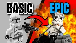 10 BEST ways to UPGRADE your LEGO CLONE TROOPERS!