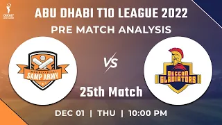 Morrisville Samp Army vs Deccan Gladiators 25th Match Prediction MSA vs DG Dream 11 Team #t10league