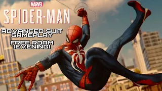 Spider-Man PS4 Advanced Suit Free Roam Gameplay (Evening) | Bhavya Popat Gameplays