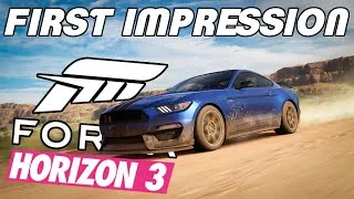 Forza Horizon 3 First Impressions Stream