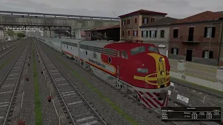 Open Rails Argentina | MRW - Tren N° 501 "El Deluxor" a Barco Basurero (1)