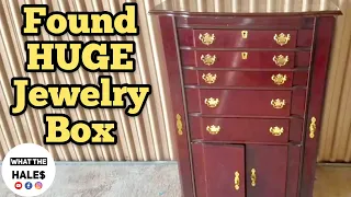 FOUND JEWELRY BOX I Bought Abandoned Storage Unit Locker Opening Mystery Boxes Storage Wars Auction
