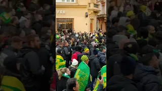 AEK FANS IN SLOVAKIA #aekition #aek #ontour  #uefaeuropaconferenceleague