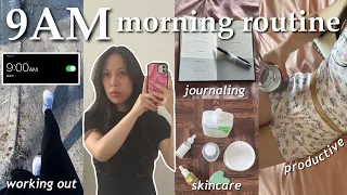 9AM PRODUCTIVE (but realistic) SELFCARE MORNING ROUTINE🌟