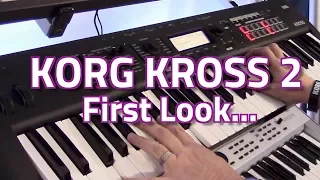 NEW RELEASE! Korg Kross v2 Workstation Keyboards - First Look & Demo with Luke Edwards
