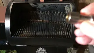 Pit Boss pellet grill with Rotisserie modification..