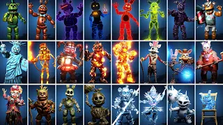 FNAF AR Skin Event 2020 Animatronics Workshop Animations