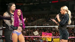 WWE 2020 Roman Reigs SLAP Sasha Banks in the Tit.....s ? Roman Reigns and Sasha Banks are together