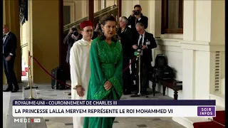 La Princesse Lalla Meryem représente le Souverain à la cérémonie de couronnement du Roi Charles III