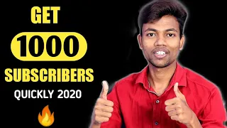 How To Get First 1000 Subscribers On Youtube | QUICKLY | 2020