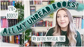 Please help me choose what to read this month! ✨  physical TBR tour/all of my unread books! AD