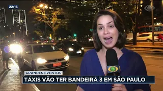 Táxis vão ter bandeira 3 em São Paulo