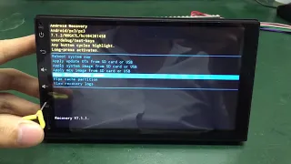 How to fix the dasaita radio stuck in the navigation system page when booting