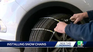 How to install snow chains