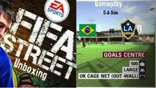 Fifa Street (2012) Unboxing/GamePlay|(5-A-Side,Brazil 3 vs 0 LA Galaxy)