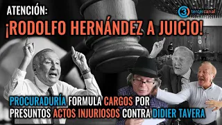 URGENTE: ¡RODOLFO HERNÁNDEZ A JUICIO!  PROCURADURÍA LE FORMULA CARGOS POR "ACTOS INJURIOSOS"