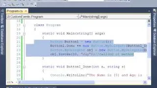 C#: How to Create Custom Event Using Delegate - Tutorial 6