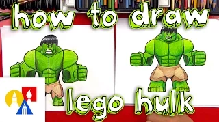 How To Draw Lego Hulk