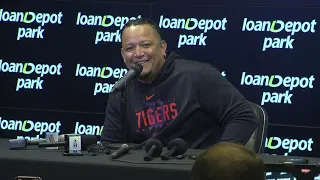 Miguel Cabrera se despide del beisbol (Conferencia de prensa en Miami)