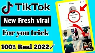 Tiktok 100% working ForYou Trick 2022-2023 | Tiktok Foryou Trick with proof 2022 | Foryou New Trick