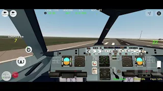 Turning on and flying the unrealistic Airbus A320neo